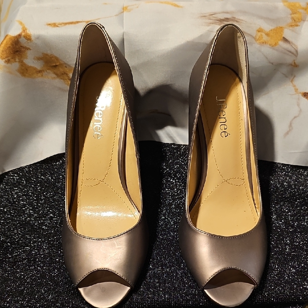 J.Renee Brown Heels Elegant Stiletto Design